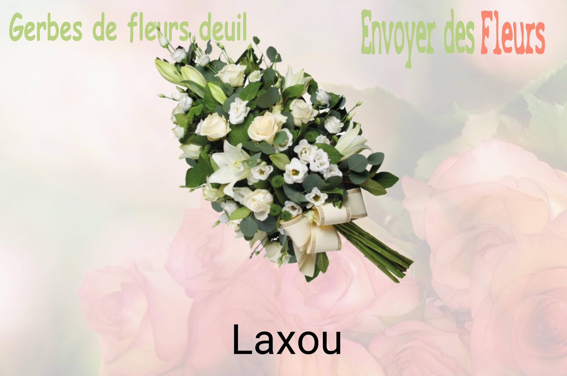 Gerbe de fleurs de deuil livrée à Laxou